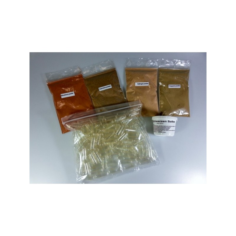 Herbal mix (100 g) + Schwarzen salbe (25 g)