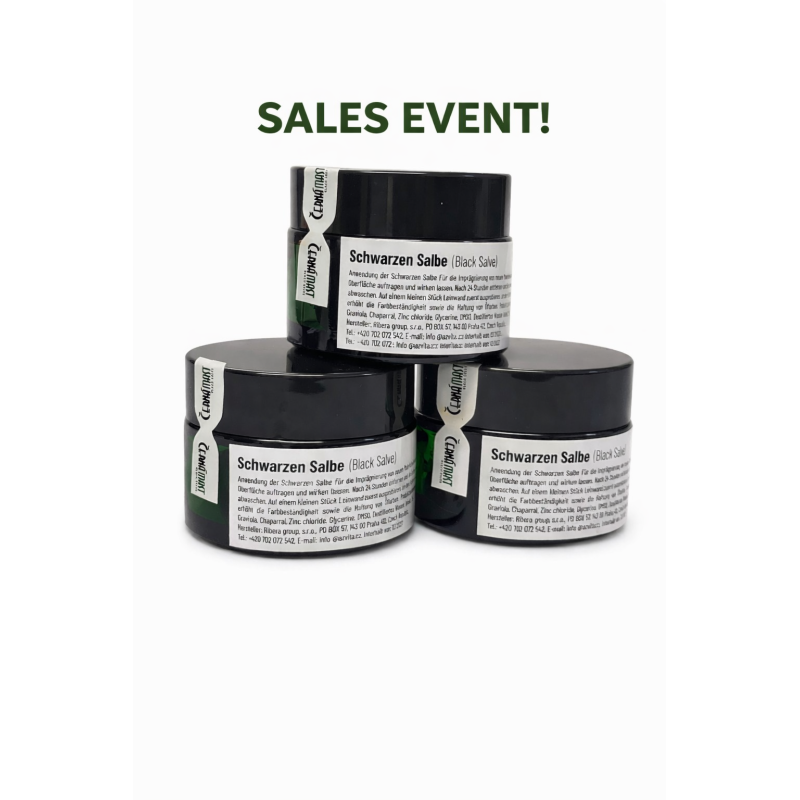 3 x BLACK SALVE (25 G)