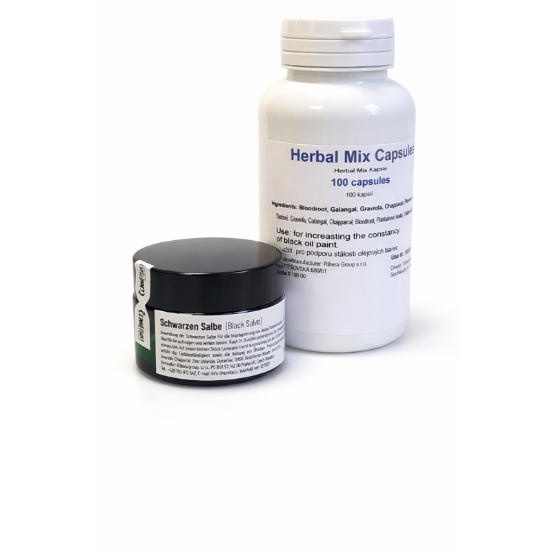 Herbal Mix Capsules (100 pcs) + Black salve